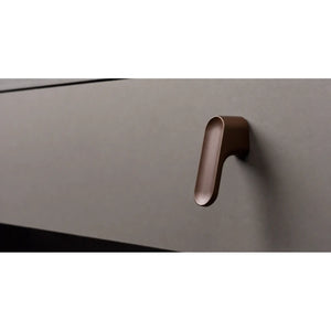 Buton mobilier Viefe Luv, bronz periat, 51,2 mm - imagine 2