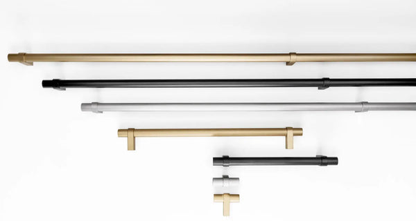 Buton mobilier Viefe Nobb, alamă cava periată, 52 × 45 mm - imagine 2