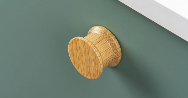 Buton mobilier Viefe OH!, stejar, 40 mm - imagine 2