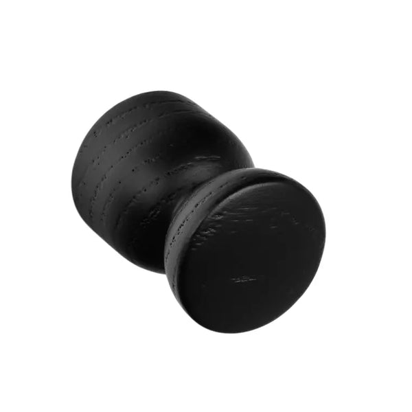Buton mobilier Viefe Piece, negru mat lacuit, 25,4 × 35 mm