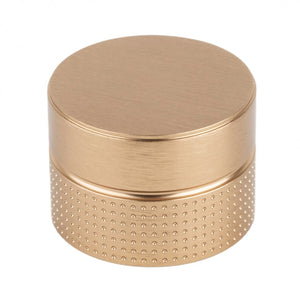 Buton mobilier Viefe Point, alamă cava periată, Ø 40 mm