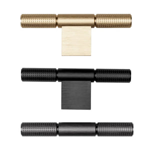 Buton mobilier Viefe Point, negru periat, 110 × 40,9 mm - imagine 2
