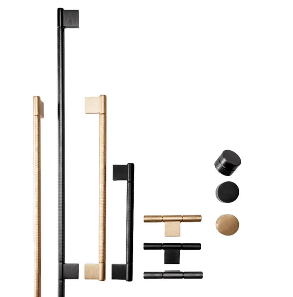 Buton mobilier Viefe Point, negru periat, Ø 40 mm - imagine 2
