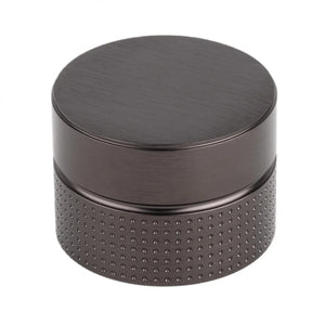 Buton mobilier Viefe Point, negru titan, Ø 40 mm