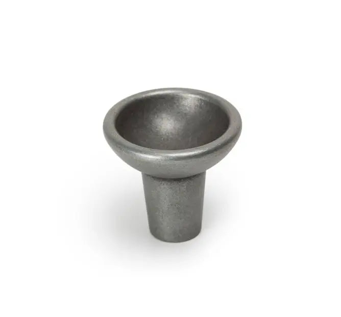 Buton mobilier Viefe Raviolo, cositor, Ø 29 mm