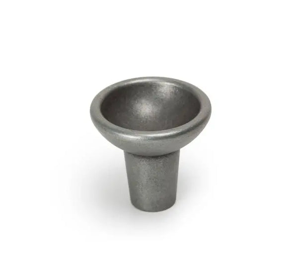Buton mobilier Viefe Raviolo, cositor, Ø 29 mm