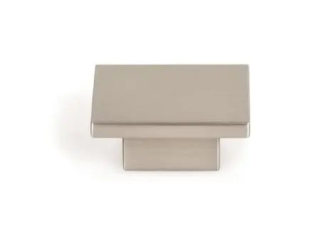 Buton mobilier Viefe Square, nichel periat, 44 mm