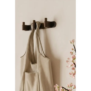 Cuier cu agățători Viefe Casey Rack, maro metalic texturat și bronz mat, 340 × 43 × 62 mm - imagine 2