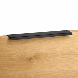 Cutie cu 25 de mânere mobilier Viefe, negru mat, 200 mm (interax 128 mm) - imagine 4