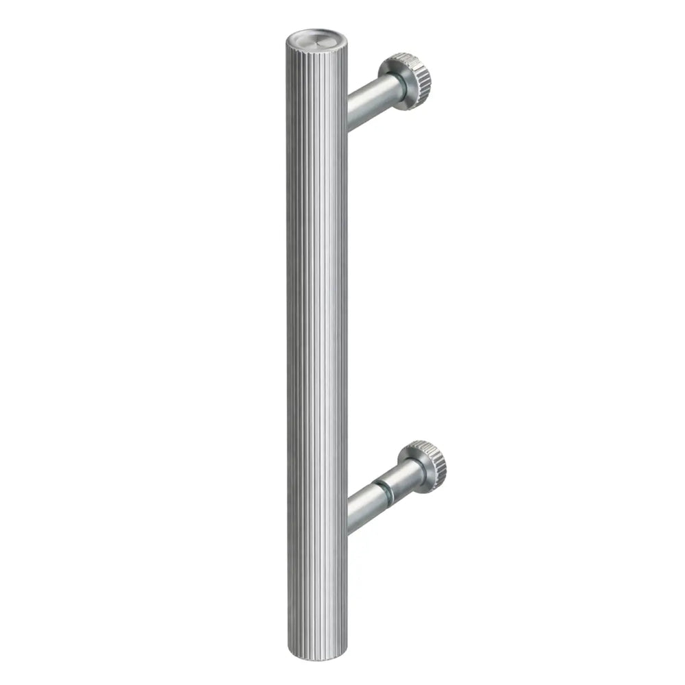 Kit de montaj pe sticlă pentru mâner Viefe Boto, oțel inoxidabil, Ø 18 mm
