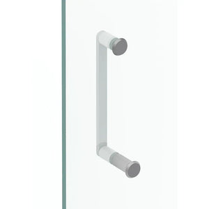 Kit de montaj pe sticlă pentru mâner Viefe Fase, oțel inoxidabil, Ø 23 mm
