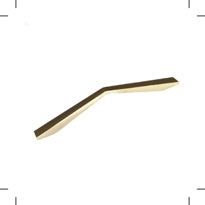 Mâner de mobilier, auriu, brush, Retro, 96mm - lussoline