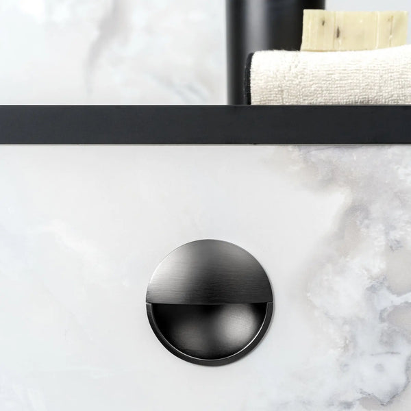 Mâner îngropat Viefe Lidd, negru mat, Ø 64 mm - imagine 3