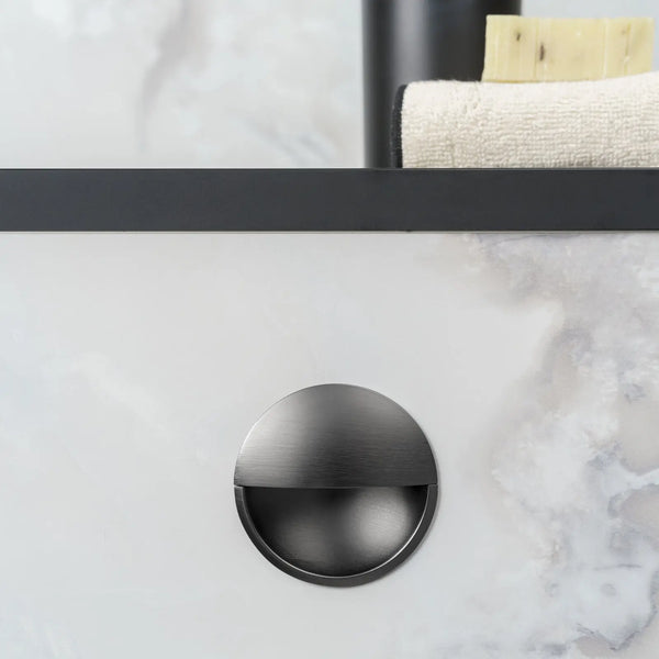 Mâner îngropat Viefe Lidd, negru titan, Ø 64 mm - imagine 3