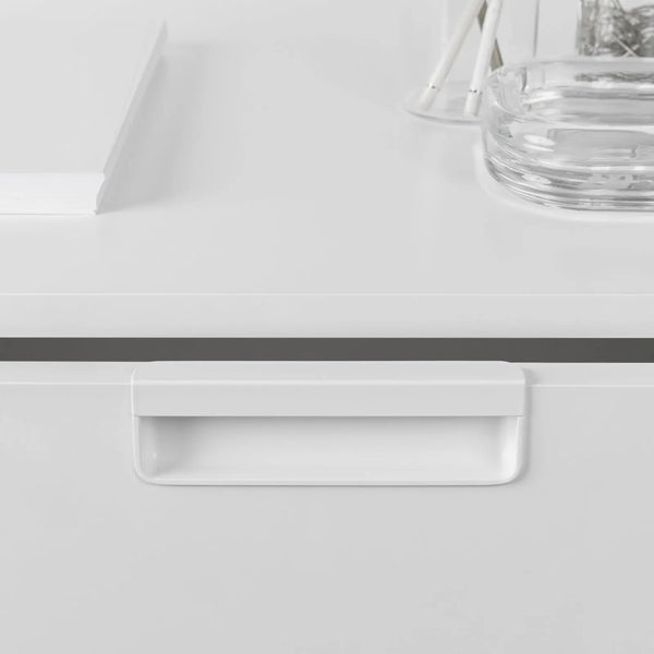 Mâner îngropat Viefe Moule, alb mat, 154 mm (interax 128 mm) - imagine 3
