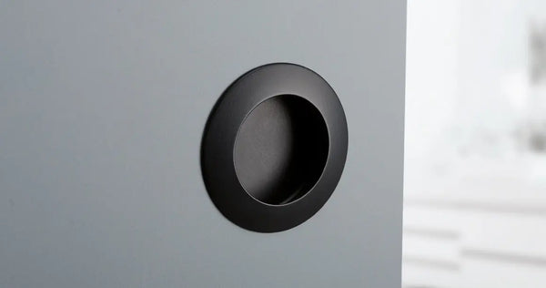 Mâner îngropat Viefe Tap, negru mat, Ø 40 mm