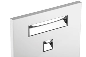 Mâner îngropat Viefe Wave, crom lucios, 173 mm (interax 160 mm)