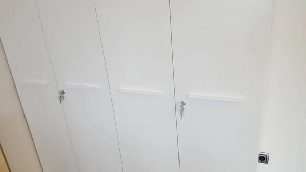 Mâner lung Viefe Angle, alb mat, 1480 mm - imagine 4
