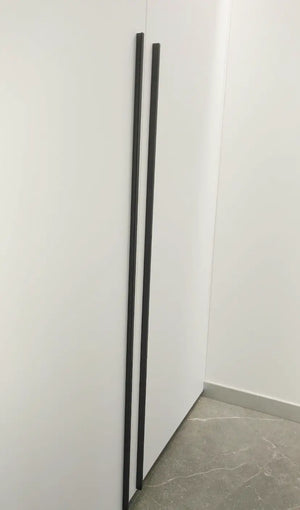 Mâner lung Viefe Angle, gri metalizat, 1480 mm - imagine 2