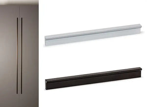 Mâner lung Viefe Angle, maro metalizat, 900 mm - imagine 5