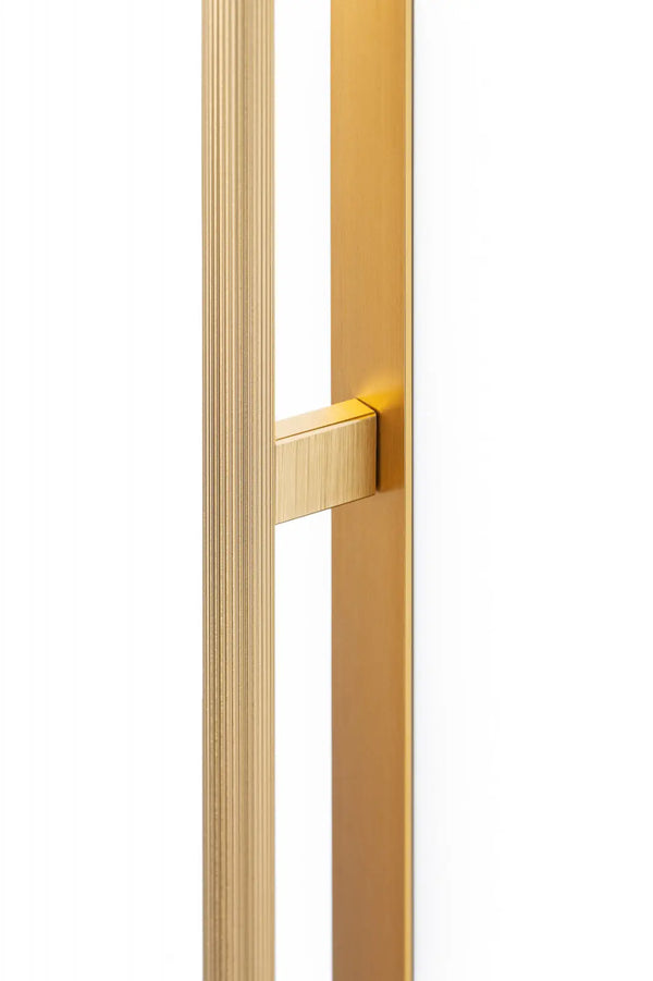 Mâner lung Viefe Arpa Plate, alamă întunecată periată, 1216 mm - imagine 2