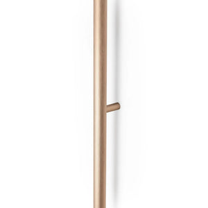 Mâner lung Viefe Boto, alamă cava periată, 1026 mm (interax 960 mm) - imagine 2