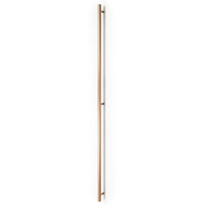 Mâner lung Viefe Boto, alamă cava periată, 1026 mm (interax 960 mm)