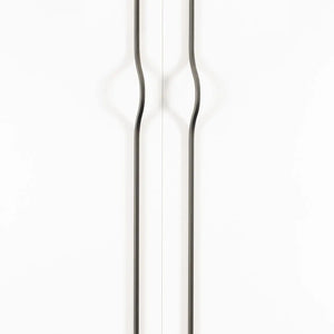 Mâner lung Viefe Brave, gri metalizat, 1040 mm