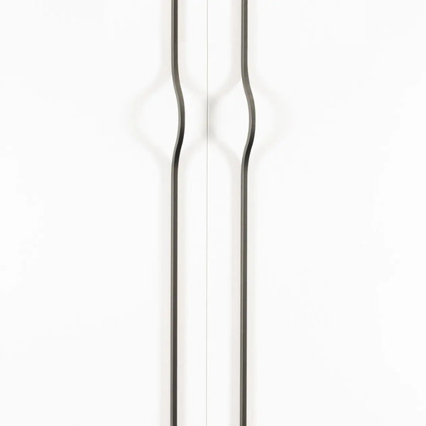 Mâner lung Viefe Brave, gri metalizat, 1040 mm