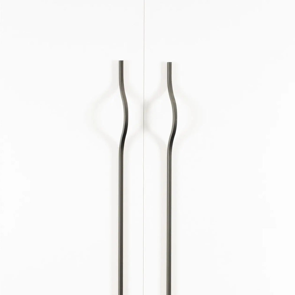 Mâner lung Viefe Brave, gri metalizat, 1040 mm
