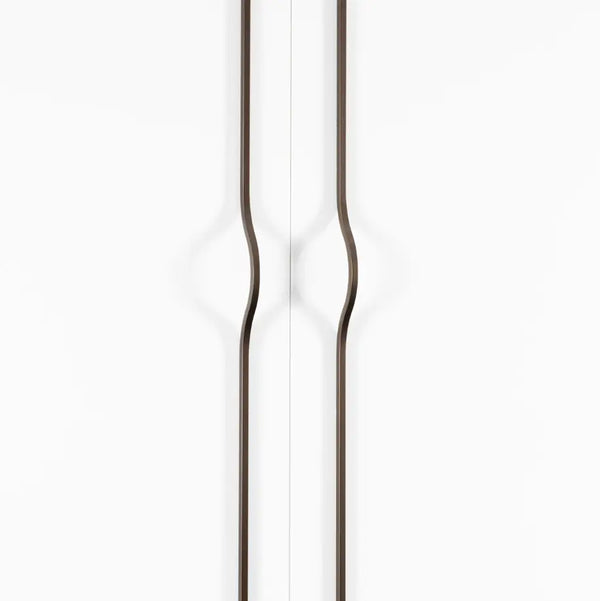 Mâner lung Viefe Brave, maro metalizat, 600 mm - imagine 3