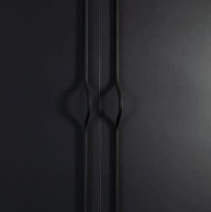 Mâner lung Viefe Brave, negru mat, 600 mm