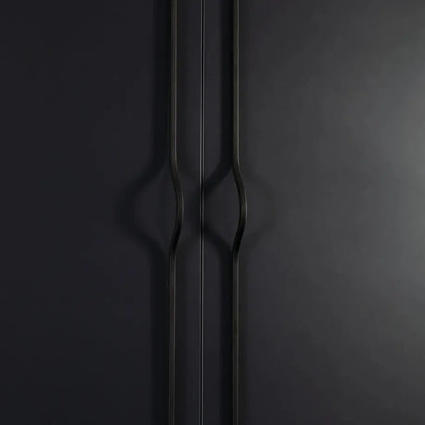 Mâner lung Viefe Brave, negru mat, 600 mm