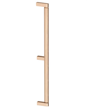 Mâner lung Viefe Brooklyn, alamă cava periată, 1066 mm (interax 1056 mm)