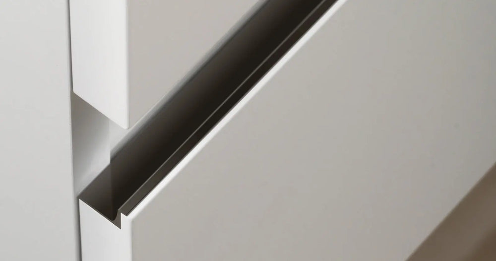 Mâner lung Viefe Grada, negru mat, 697 mm