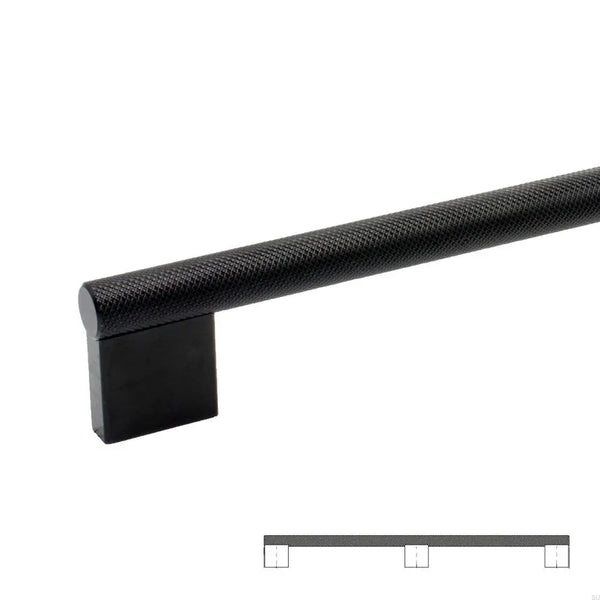 Mâner lung Viefe Graf Big, negru periat, 1200 mm - imagine 3