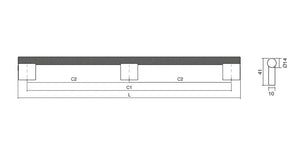 Mâner lung Viefe Graf Big, oțel inoxidabil, 1200 mm - imagine 8