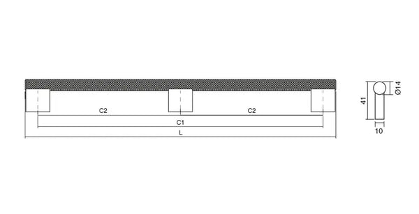 Mâner lung Viefe Graf Big, oțel inoxidabil, 1200 mm - imagine 8