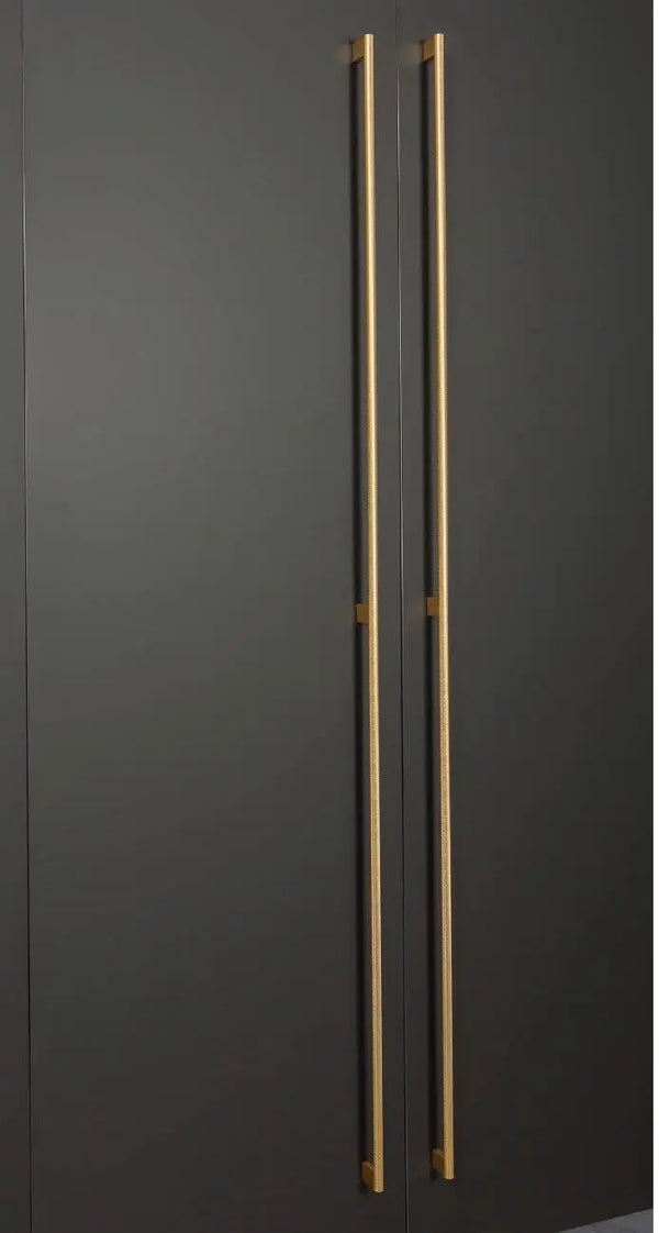Mâner lung Viefe Graf Mini, alamă întunecată periată, 1200 mm