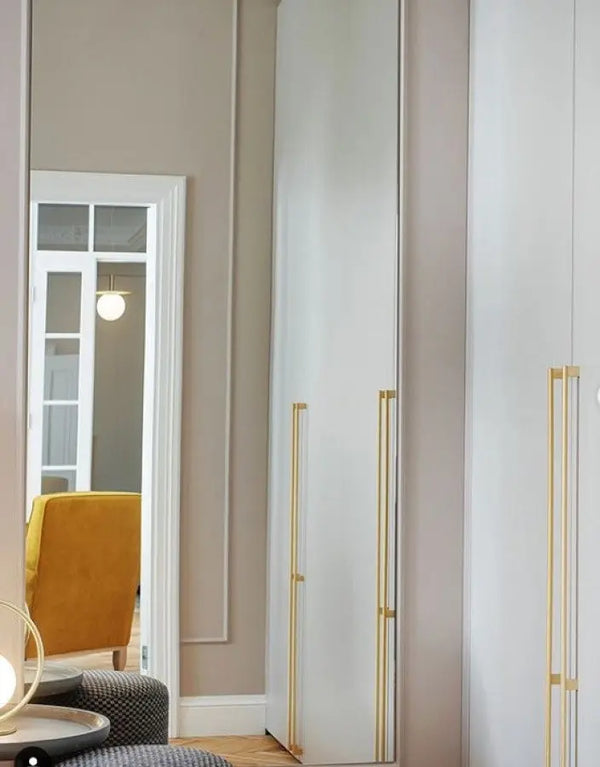 Mâner lung Viefe Graf Mini, alamă întunecată periată, 1200 mm - imagine 3