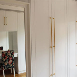 Mâner lung Viefe Graf Mini, alamă întunecată periată, 1200 mm - imagine 4