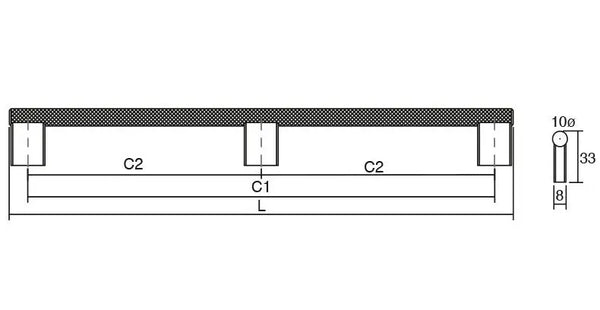 Mâner lung Viefe Graf Mini, oțel inoxidabil, 1200 mm - imagine 8