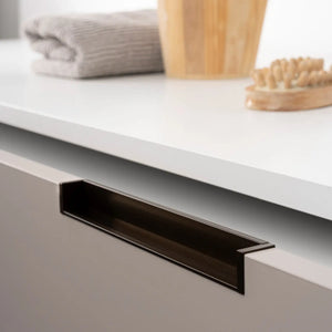 Mâner lung Viefe Hexxa, negru mat, 1100 mm - imagine 3