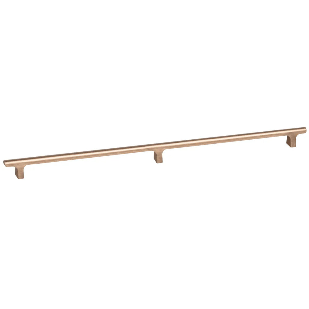 Mâner lung Viefe Hinoki Big, alamă cava periată, 915 mm (interax 832 mm)
