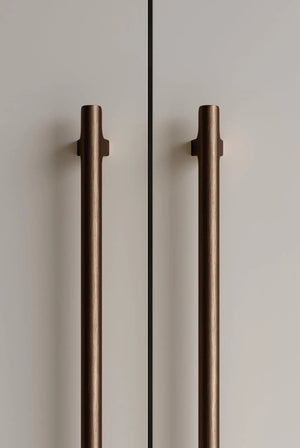 Mâner lung Viefe Hinoki Big, bronz periat, 915 mm (interax 832 mm) - imagine 2