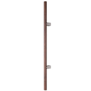 Mâner lung Viefe Kumo Wood Big One, nuc și oțel inoxidabil, 1596 mm (interax 1056 mm)
