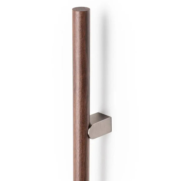 Mâner lung Viefe Kumo Wood Big One, nuc și oțel inoxidabil, 878 mm (interax 448 mm) - imagine 2