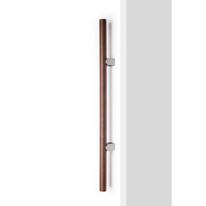 Mâner lung Viefe Kumo Wood Big One, nuc și oțel inoxidabil, 878 mm (interax 448 mm) - imagine 3