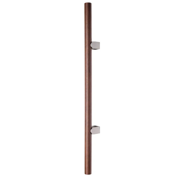 Mâner lung Viefe Kumo Wood Big One, nuc și oțel inoxidabil, 878 mm (interax 448 mm)