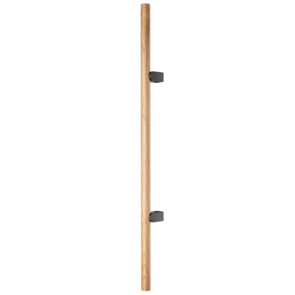 Mâner lung Viefe Kumo Wood Big One, stejar și negru titan, 1596 mm (interax 1056 mm)
